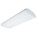 Sea Gull Lighting 5986LE-15 Flush Mount with Clear Textured Shades, White Finish
