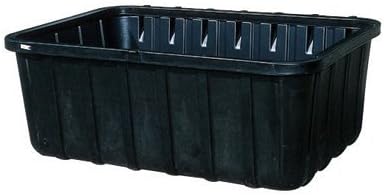 UltraTech 87" X 62 1/4" X 32 3/4" Ultra-550 Containment Sump Black Polyethylene Spill Containment Sump With 605 Gallon Spill Capacity And Drain For 500 And 550 Gallon Tank - 1 EA