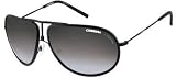 Carrera Carrera 15 Matte Black Frame/Dark Grey Gradient Lens Metal Sunglasses