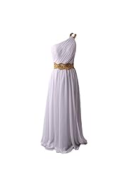 Sexy Lace-Up Beaded Sequined Chiffon/Polyester One Shoulder Floor Length Evening Dress/Prom Dress 