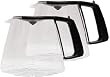 Braun KFK12FL Coffeemaker Glass Carafe with lid -12 Cups, Gray, 2 Pack