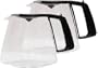 Braun KFK12FL Coffeemaker Glass Carafe with lid -12 Cups, Grey, 2 Pack