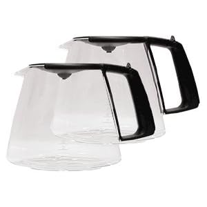 Braun KFK12FL Coffeemaker Glass Carafe with lid -12 Cups, Grey, 2 Pack