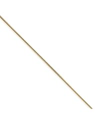 .8mm, 14 Karat Yellow Gold, Round Snake Chain - 14 inch