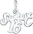 Sterling Silver Sweet 16 Charm