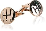 Stick Shift Cufflinks in Rose-gold Tone