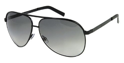 GUCCI BLACK AVIATOR SUNGLASSES GG 1827 