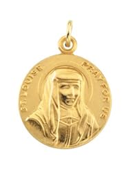CleverEve Designer Series 14K Yellow Gold 5.0 grams 18.00 mm Saint Louise Medal