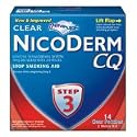 NicoDerm CQ STEP 3 - 2 Week Kit - 14 Clear Nicotine Patches