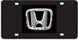 Auto Gold HONCB Honda Chr/Blk Plate