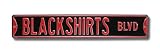 NEBRASKA CORNHUSKERS BLACKSHIRTS BLVD AUTHENTIC METAL STREET SIGN (6 X 36)