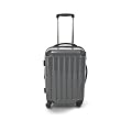 Hartschalen Koffer silber 360� Leichtlaufrollen Hochglanzoptik ca. 55x38x24 cm + 6 cm Volumenvergr��erung max. 57 L Volumen Reisetrolly Handgep�ck