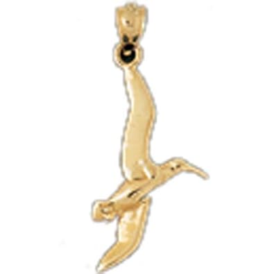 Cheap Girls Jewelry Dazzlers Solid 14k Gold Bird Charm Pendant Available in three colors from jewelsberry (weights: 1.4 grams only) For Sale
