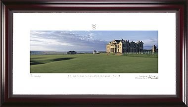 St. Andrews Hole #18 9x15 Framed 