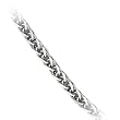 14k White Gold 1.4mm Wheat Chain Necklace - 20"