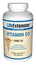 Life Extension - Vitamin D3 (1000iu), 1000IU, 250 capsules