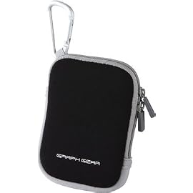ELECOM 伸縮素材採用デジタルカメラケース(参考収納寸法60*25*90)ブラック DGB-026BK
