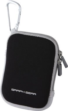 ELECOM 伸縮素材採用デジタルカメラケース(参考収納寸法60*25*90)ブラック DGB-026BK