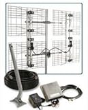 DB8 Antenna, PA-18 Amplifier, 100 ft Coax Cable, J-Mount Bracket