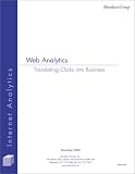 Review Aberdeen Group  / Web Analytics : Translating Clicks into Business~Buyer's Guide