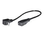 ［ZAZ］ microUSB 20センチ　延長ケーブル(下向きL型)