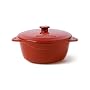 Calphalon Ceramic Cabernet 1 1/2 Quart Covered Round Casserole with Lid
