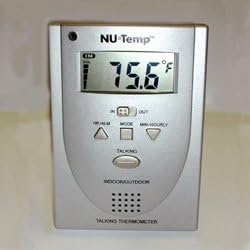 Talking Digital Indoor/outdoor and Water Thermometer