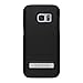 Seidio SURFACE with Metal Kickstand Case for Samsung Galaxy S7 [Slim Case] - Non-Retail Packaging - Black/Black