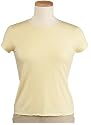 Anne Klein Women's Short Sleeve Pearl Edge Tee, Vermillion, Medium