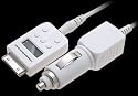 U-Bop FM-Tune (Memory Preset) Transmitter + Car Charger with Low Power ECO Feature, Integrated Blue LCD Screen, High Fidelity Output & 3 Memory Stations (White) For Apple iPhone 1G 3G 3GS, Ipod Touch 1G 2G , iPod Nano 1G 2G 3G 4G , IPod Classic All Generations