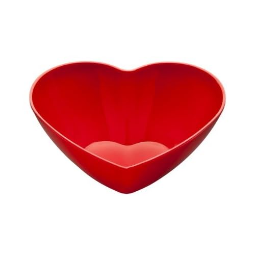 Target Glitter Red Heart Shaped Melamine Bowl Cereal