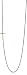 Mizuki 14k Side Cross Necklace On Sterling Silver Chain, 16