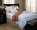 Royal Velvet Reversible Down Full Queen Comforter Set, Chocolate Blue