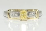Fancy Intense Yellow Diamond Ring