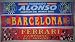 BARCELONA Ronaldinho Soccer Football Scarf Spain NEW E