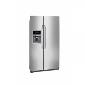Frigidaire FFSC2323LS 22.6 Cu. Ft. Counter-Depth Side-by-Side Refrigerator - Stainless Steel