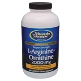 Vitamin Shoppe - L-Arginine-Ornithine, 2000 mg, 300 capsules