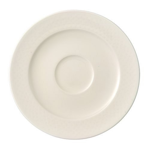Villeroy & Boch Tipo White Tea Cup Saucers, Set of 6