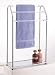 3 Bar Towel Rack with Shelf in Chrome Finish - Organize It All 62443