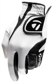 TaylorMade Targa Glove (Left Hand, White/Black, Medium/Large)