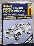 Haynes Repair Manual for – Isuzu Rodeo 1991 2002