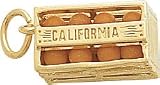 California Charm, 10K Yellow Gold