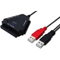 DIGITUS USB2.0 Adapterkabel auf SATA und IDE 40Pol fuer 6,4cm 2,5Zoll + 8,9cm 3,5Zoll + 13,3cm 5,25Zoll devices ohne Netzteil