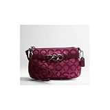 NEW AUTHENTIC COACH BROOKE OP ART CAPACITY WRISTLET (Dark Cherry) Reviews