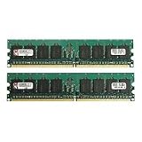 Kingston ValueRAM 1 GB Kit (2x512MB Modules) 667MHz PC2-5300 DDR2 DIMM Desktop Memory... by Kingston