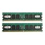 Kingston ValueRAM - M�moire - 2 Go ( 2 x 1 Go ) - DIMM 240 broches - DDR2 - 533 MHz / PC2-4200 - CL4 - 1.8 V - m�moire sans tampon - NON ECC