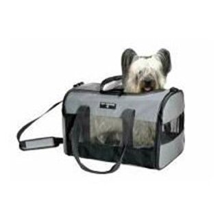 Pet Voyage Gray Sport Pet Carrier 20x11.5x11in Large up to 22lb