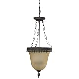 Globe One-Light Pendant, Crimson Coffee with Amber Globe #6172101