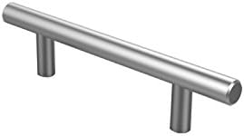 ZhenDe Stainless Steel Furniture Kitchen Door Windows Cabinet Hardware T Bar Drawer Handle Pull Knob 4"