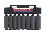 : Ace 8 Pc 1/2 Drive Sae Deep Impact Socket Set (25322)